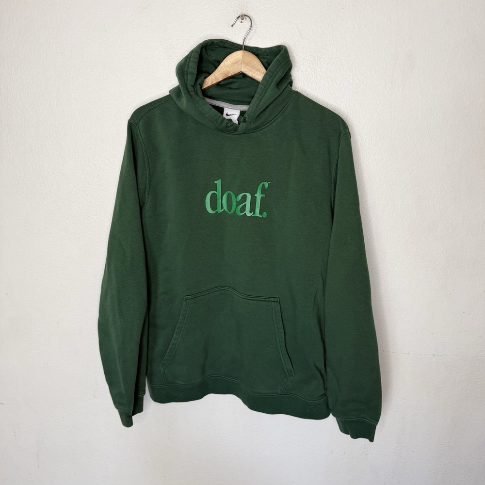 Nike Club Fleece Green Doaf Oregon Ducks Hoodie Sweatshirt Men's Large